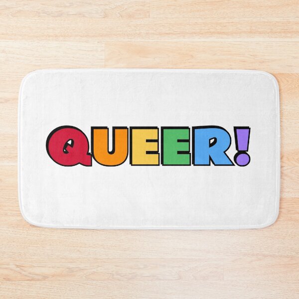 Item preview, QUEER rainbow colors designed and sold by Inspirationmotivation.