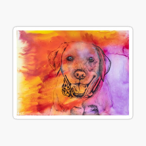Dazzle watercolour Sticker