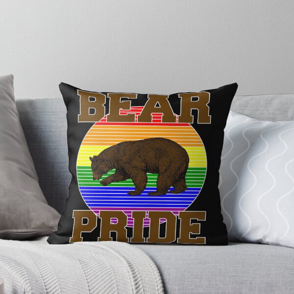 Item preview, Bold Bear Pride Design with a Brown Bear designed and sold by LthrDaddyBear.