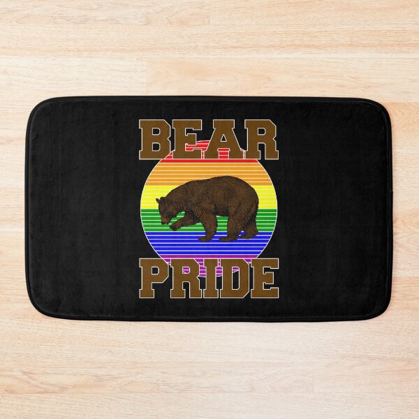Item preview, Bold Bear Pride Design with a Brown Bear designed and sold by LthrDaddyBear.