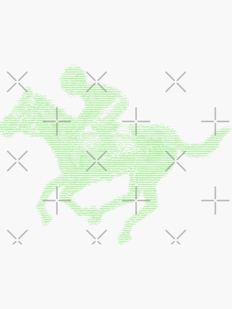 "Horse Racing Ascii Art" Sticker for Sale by typonquotes Redbubble