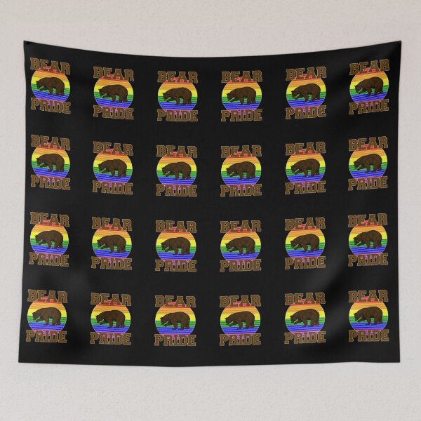 Item preview, Bold Bear Pride Design with a Brown Bear designed and sold by LthrDaddyBear.