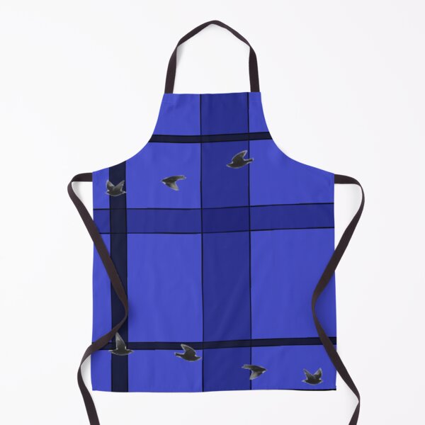 Item preview, Blue Plaid with Birds designed and sold by OBXLisaArt.