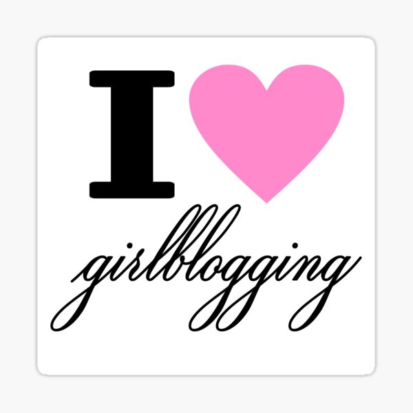 Item preview, I heart girlblogging  designed and sold by lux-lisbon.