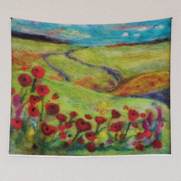 Item preview, Poppy Field floral design Redbubble clothing and home accessories designed and sold by Winnie Tam.