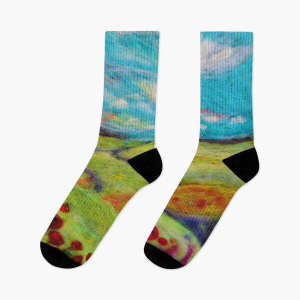 Item preview, Poppy Field floral design Redbubble clothing and home accessories designed and sold by Winnie Tam.