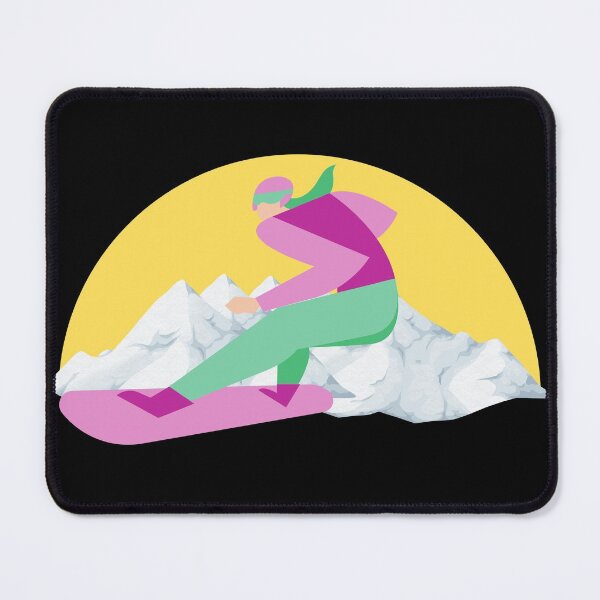 Item preview, Snowboarding into the Sunset with Mountains designed and sold by Cardinal Designs.