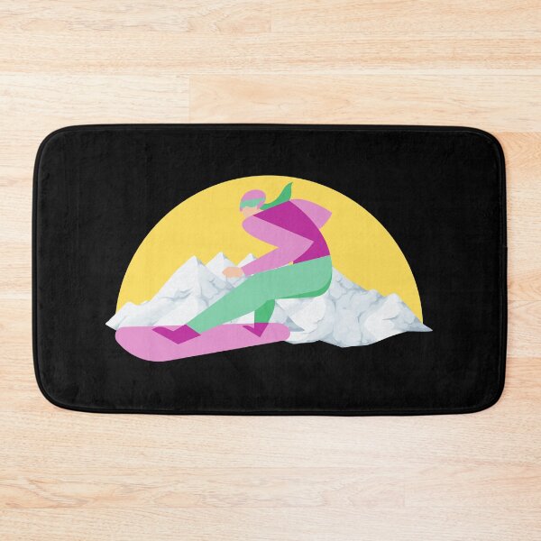 Item preview, Snowboarding into the Sunset with Mountains designed and sold by Cardinal Designs.