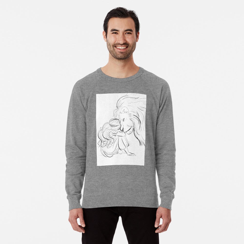 Item preview, Lightweight Sweatshirt designed and sold by unicorndoodles.