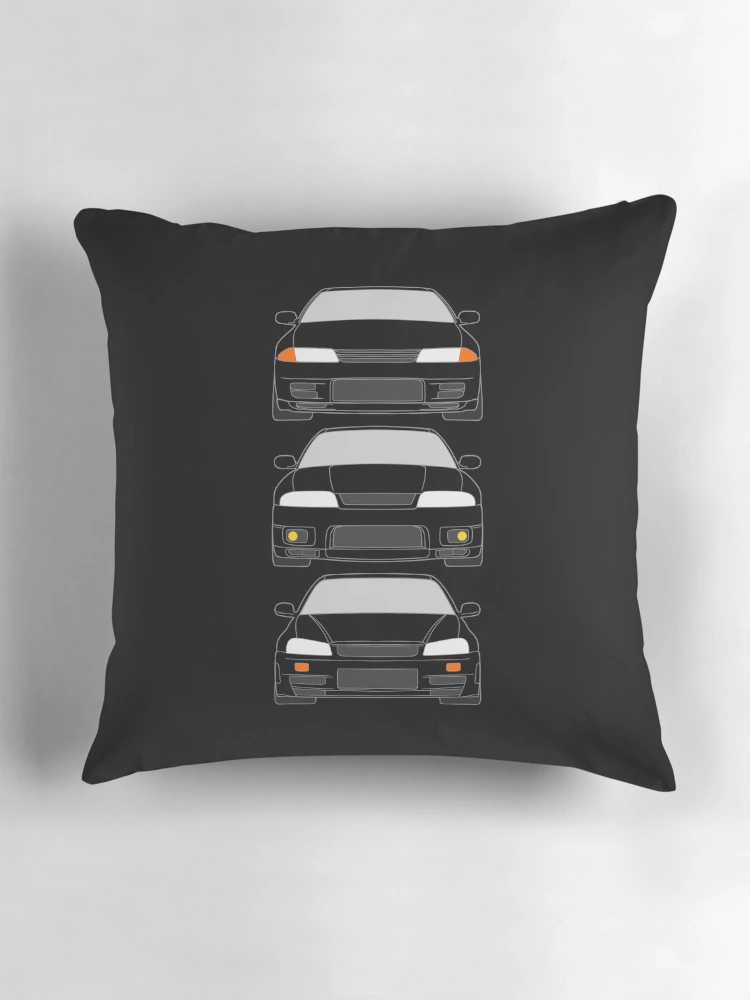 Thumbnail 3 of 4, Pillow, Nissan Skyline R32 R33 R34 GTR designed and sold by EdimDesign.