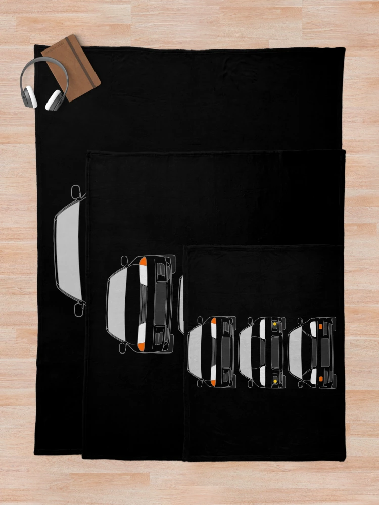 Thumbnail 5 of 6, Throw Blanket, Nissan Skyline R32 R33 R34 GTR designed and sold by EdimDesign.