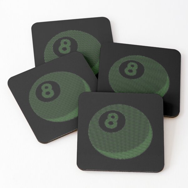 Item preview, 8 ball emoji Ascii Art designed and sold by CodingStore  ★★★★★.