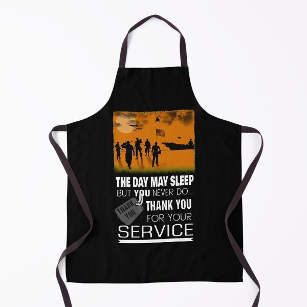 Item preview, The Day May Sleep But You Never Do - Thank You For Your Service Dog Tags designed and sold by allmarkmade.