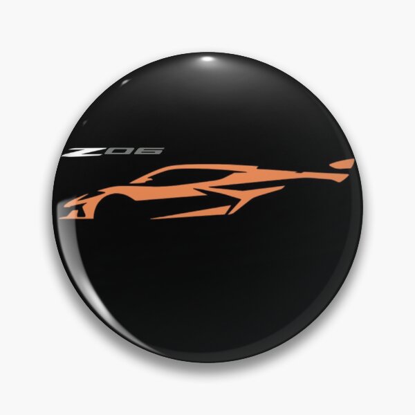Artikelvorschau, C8 Sebring Orange Z06 c8r grafische Silhouette entworfen und verkauft von cowtownCOWBOY.
