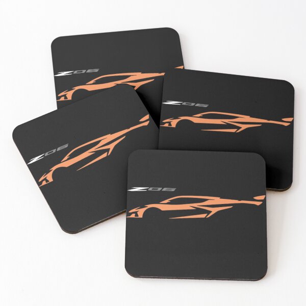 Item preview, C8 Sebring Orange Z06 c8r graphic silhouette designed and sold by cowtownCOWBOY.