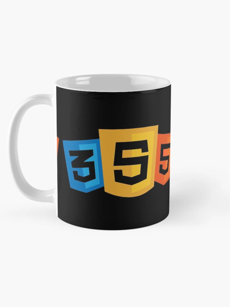 Thumbnail 5 of 6, Coffee Mug, HTML - CSS - Javascript - Web Developer - designed and sold by C-DesignsMerch.