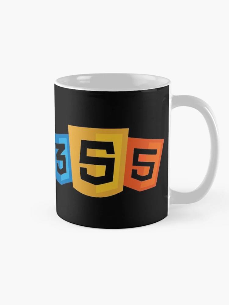 Thumbnail 3 of 6, Coffee Mug, HTML - CSS - Javascript - Web Developer - designed and sold by C-DesignsMerch.