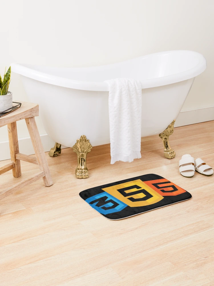 Thumbnail 2 of 6, Bath Mat, HTML - CSS - Javascript - Web Developer - designed and sold by C-DesignsMerch.