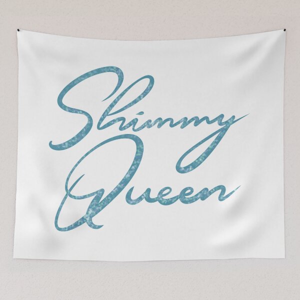 Item preview, Shimmy Queen Sparkly Blue designed and sold by meleyart.