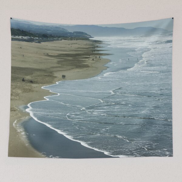 Item preview, San Francisco Fog - Ocean Beach Rolling Surf designed and sold by Georgia Mizuleva.