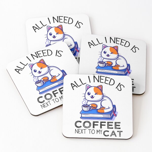 Item preview, All I Need Is Coffee And My Cat, Coffee Men And Women designed and sold by mHmShop.