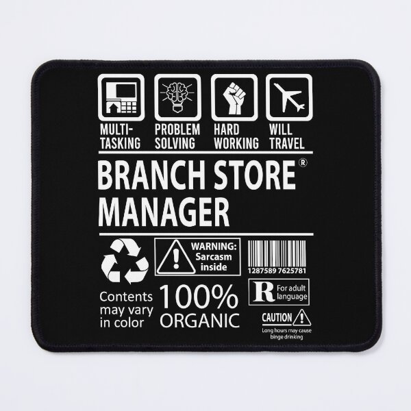Item preview, Branch Store Manager T Shirt - MultiTasking Certified Job Gift Item Tee designed and sold by killingworthhi.