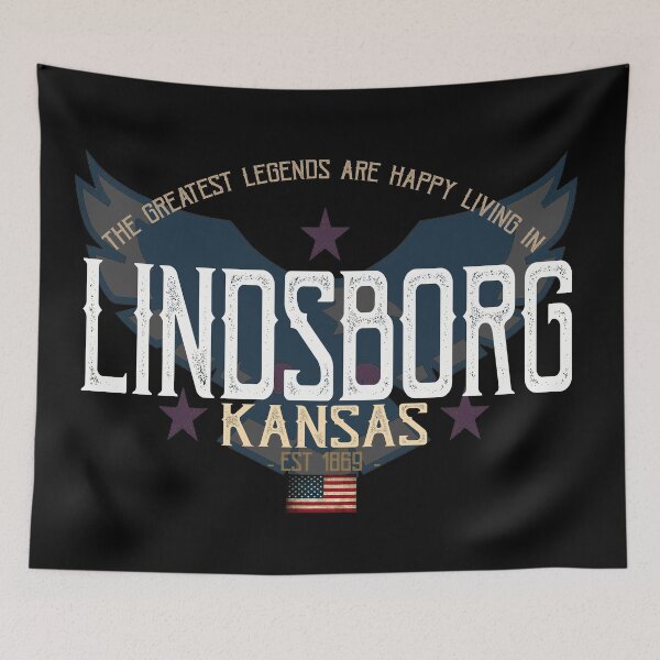 Item preview, The Greatest Legends Are Happy Living in Lindsborg, Kansas designed and sold by GoPublicTeam.