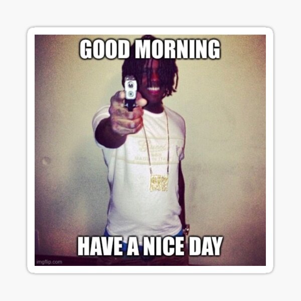 &ldquo;CHIEF KEEF MEME&rdquo; Sticker by strika66 | Redbubble