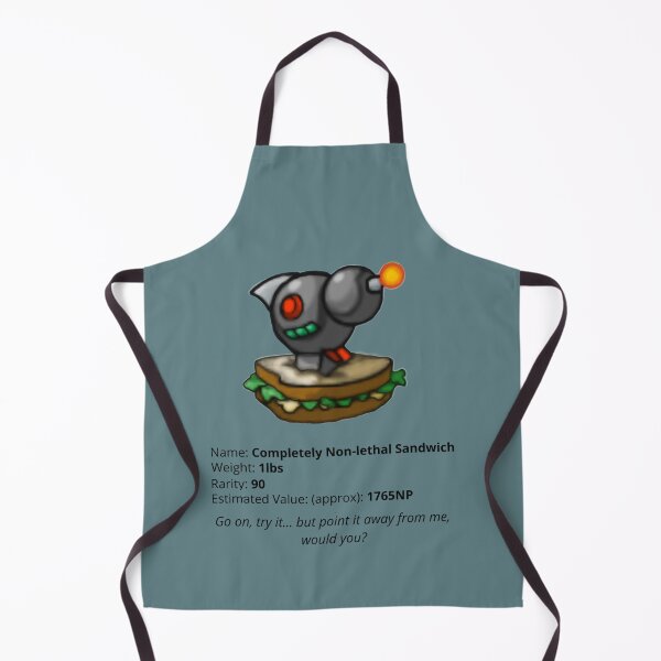 Item preview, Completely Non-lethal Sandwich Neopets Item Funny ORIGINAL by SillyFun.redbubble.com designed and sold by SillyFun.