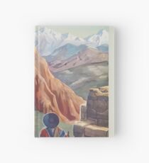 Vintage Travel Poster Peru Hardcover Journal