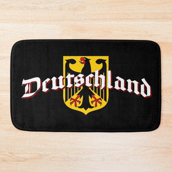 Artikelvorschau, Deutschland - Deutschland geschwungen mit Wappen entworfen und verkauft von Jukka Heilimo.