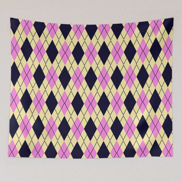 Item preview, Argyle Check Pattern (Pink Navy Cream) designed and sold by Joricherry.