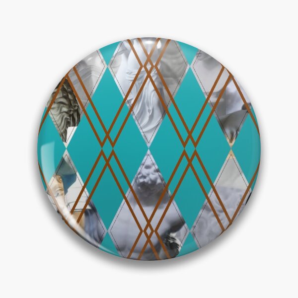 Item preview, Argyle Check Pattern (Greek teal) designed and sold by Joricherry.