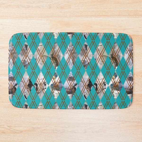 Item preview, Argyle Check Pattern (Greek teal) designed and sold by Joricherry.