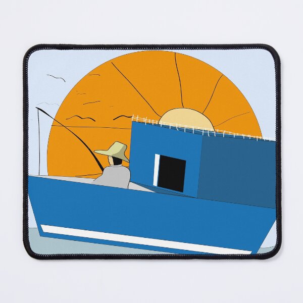 Item preview, Boat Themed İllustration;Boatman! designed and sold by umaysart.