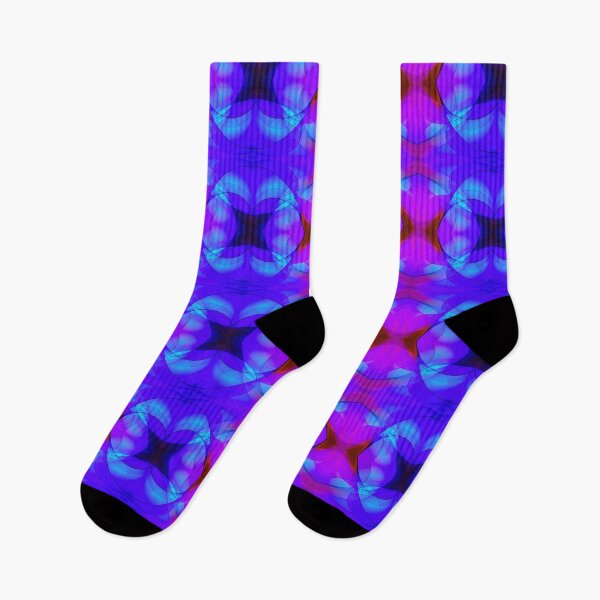 Item preview, Blue Magenta Curved Purple Abstract Space Science Fiction Pattern designed and sold by EdwardMonet.