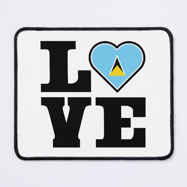 Item preview, I Love St Lucia designed and sold by IdentiTee Studios.