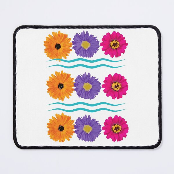 Item preview, Beautiful, Flowery Pattern with blue sea wave. designed and sold by Hinny8.
