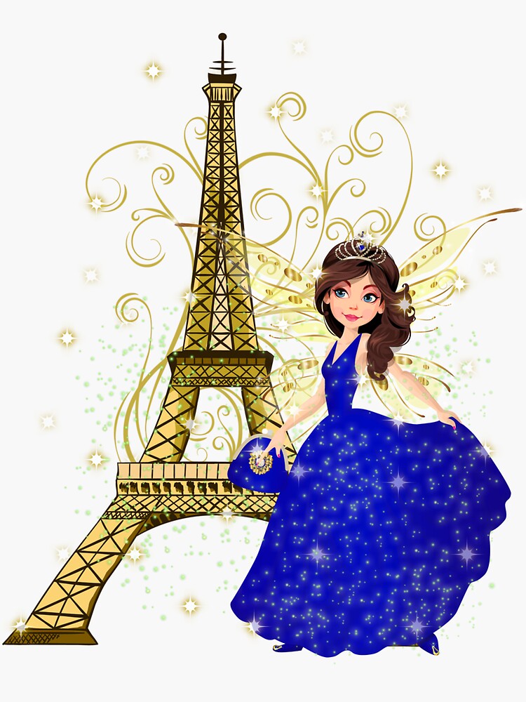 Thumbnail 3 of 3, Sticker, Gigi's Magical Parisian Holiday™ designed and sold by TeelieTurner.