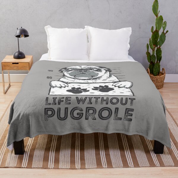 Item preview, Life without pugrole, funny puglife mugshot design perfect for pug lovers designed and sold by Auntieck.