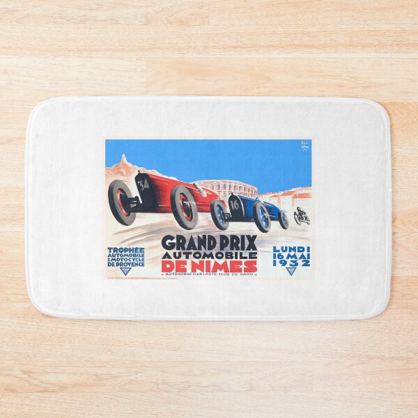 Item preview, 1932 Nimes Grand Prix French Racing Poster designed and sold by retrographics.