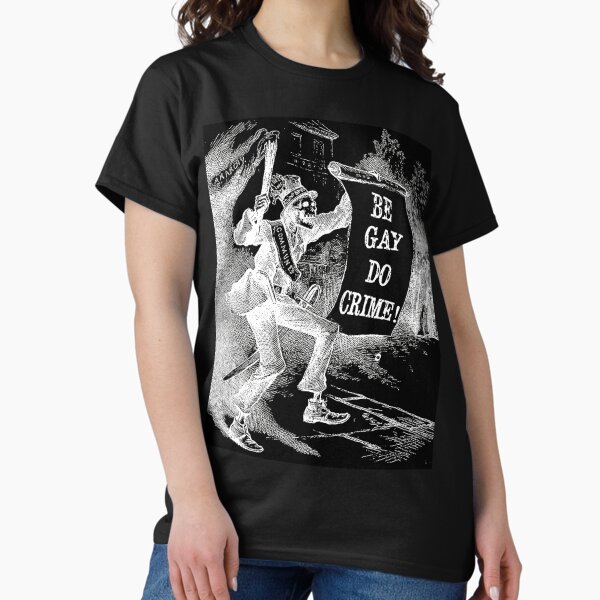 Aperçu de l'œuvre Soyez gay, faites du crime ! Squelette noir créée et vendue par Raykirsa.