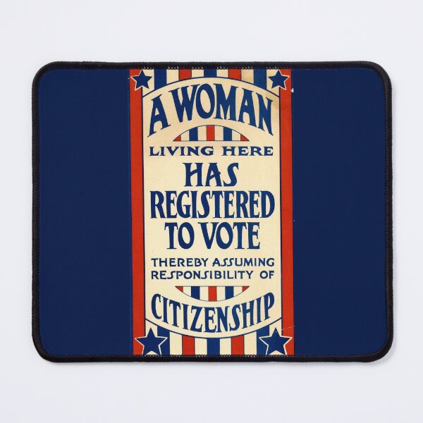 Item preview, A Woman Living Here Has Registered to Vote, 1919 designed and sold by opptop.
