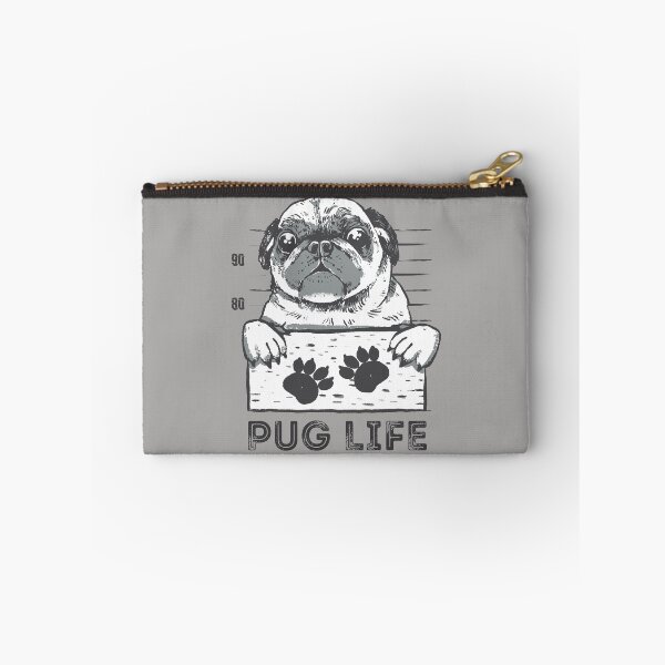 Item preview, Puglife, funny puglife mugshot design perfect for pug lovers designed and sold by Auntieck.