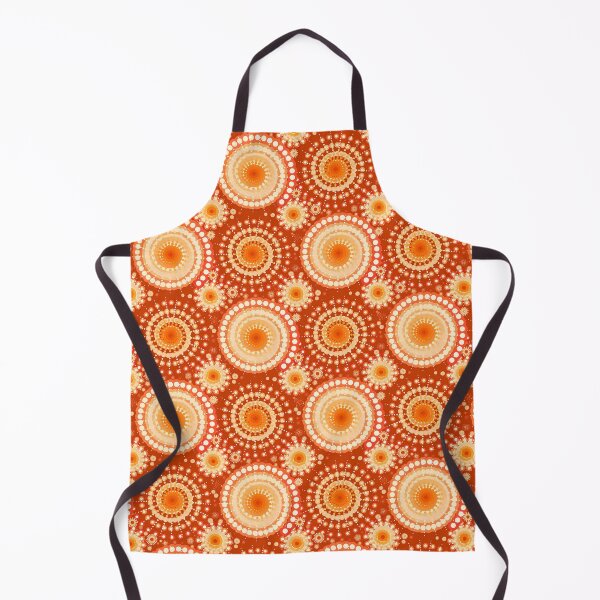 Item preview, Starbursts and Pinwheels, Mandarin Orange designed and sold by Marymarice.