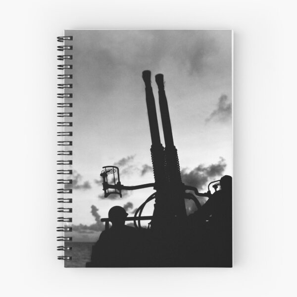 Item preview, WWII Gunners Silhouette at Dusk designed and sold by retrophotoworks.