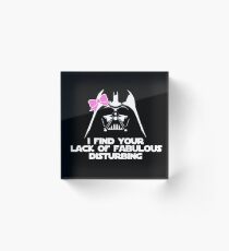 Fabulous Darth Vader Acrylic Block