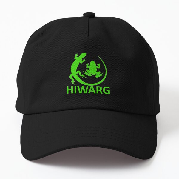 HIWARG logo - Green Transparent Dad Hat