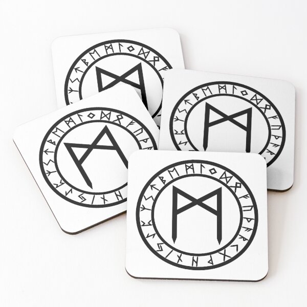Item preview, Mannaz /// Rune Circle (Variant I) designed and sold by Gumless.