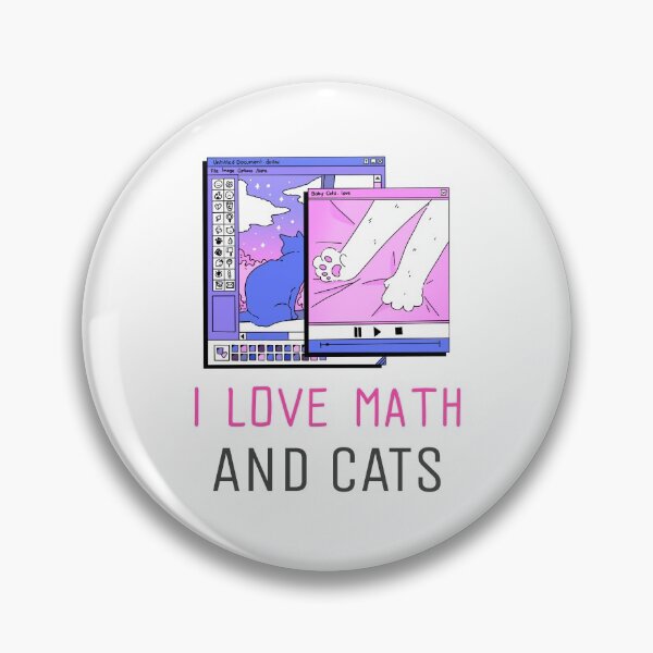 Item preview, I LOVE MATH AND CATS. FUNNY CAT LOVERS T-SHIRT designed and sold by BestCoolStuff.
